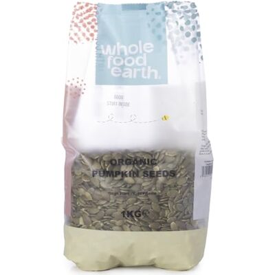 Wholefood Earth - Pumpkin Seeds - Organic - 1 kg - Seed Wholefood Earth - Pumpkin Seeds - Organic - 1 kg - Seed