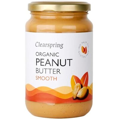 Clearspring Org Peanut Butter Smooth 350 g x 1 Clearspring Org Peanut Butter Smooth 350 g x 1