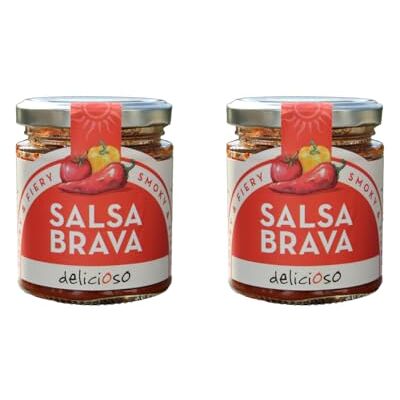 Delicioso Salsa Brava: Smoky & Fiery 165g (Pack of 2) Delicioso Salsa Brava: Smoky & Fiery 165g (Pack of 2)