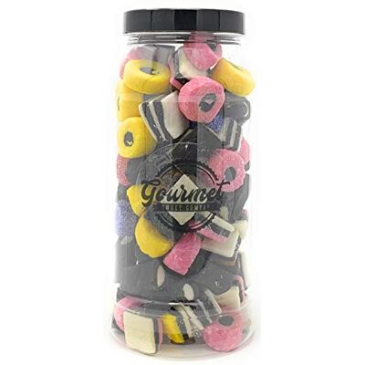 The Gourmet Sweet Company Liquorice Allsorts Retro Sweet Shop Jar By The Gourmet Sweet Company Liquorice Allsorts Retro Sweet Shop Jar By