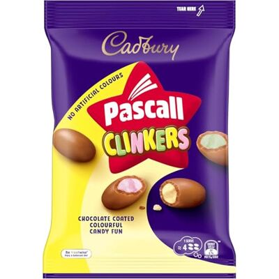 Cadbury Pascall Clinkers Milk Chocolate Covered Crunchy Candy 160g Cadbury Pascall Clinkers Milk Chocolate Covered Crunchy Candy 160g