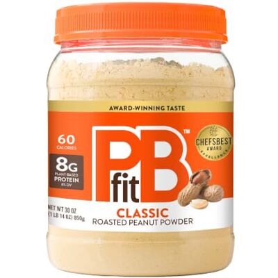 PBfit PB Fit Peanut Butter Powder 850g Tub Real Roasted Peanut, Gluten-Free, 60 Calories, Protein Powder, Low Fat, Pantry Staple, Smoothie, Oatmeal PBfit PB Fit Peanut Butter Powder 850g Tub Real Roasted Peanut, Gluten-Free, 60 Calories, Protein Powder, Low Fat, Pantry Staple, Smoothie, Oatmeal