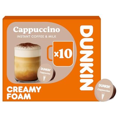 Dunkin' Donuts Dunkin' Dolce Gusto Capsules Cappuccino 10 Capsules Dunkin' Donuts Dunkin' Dolce Gusto Capsules Cappuccino 10 Capsules