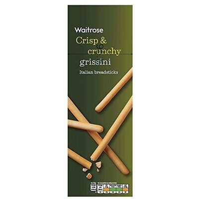 Waitrose Essential Traditional Grissini Breadsticks 125g Waitrose Essential Traditional Grissini Breadsticks 125g