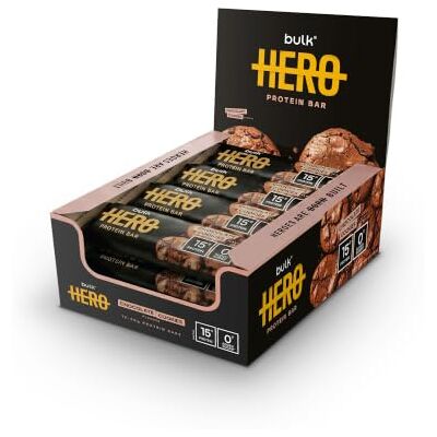 Bulk Hero Protein Bar, Chocolate Cookies, 12 Bars Bulk Hero Protein Bar, Chocolate Cookies, 12 Bars