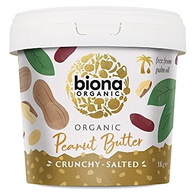 Biona Organic Peanut Butter Crunchy, 1kg Biona Organic Peanut Butter Crunchy, 1kg