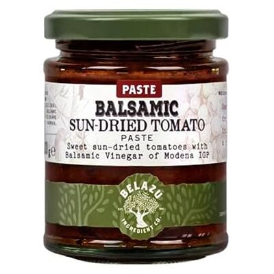 Food Sanctuary The Fresh Olive Company. Ltd Belazu Balsamic Sun-Dried Tomato Paste (130g) Food Sanctuary The Fresh Olive Company. Ltd Belazu Balsamic Sun-Dried Tomato Paste (130g)