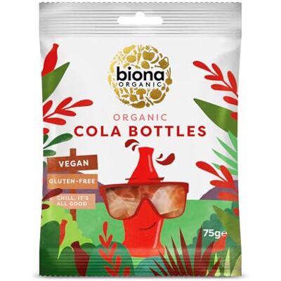 Biona Organic Cool Cola Bottles, 75g Biona Organic Cool Cola Bottles, 75g