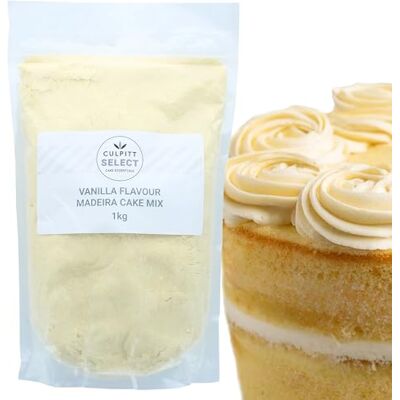 Culpitt Select Culpitt Vanilla Cake & Cupcake Mix 1kg Madeira Cake Easy, Reliable, Delicious, Bakes For Celebration Sponge Cakes Made in UK Culpitt Select Culpitt Vanilla Cake & Cupcake Mix 1kg Madeira Cake Easy, Reliable, Delicious, Bakes For Celebration Sponge Cakes Made in UK