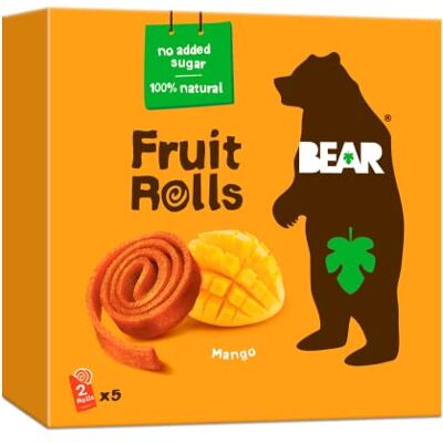BEAR Nibbles Pure Fruit Yoyo Mango, 100g BEAR Nibbles Pure Fruit Yoyo Mango, 100g