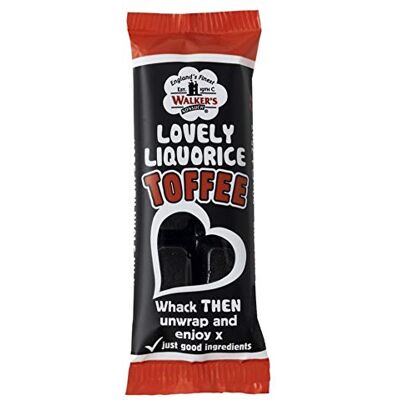 Walkers Nonsuch Lovely Liquorice Toffee Bars, 50g x 24 Walkers Nonsuch Lovely Liquorice Toffee Bars, 50g x 24