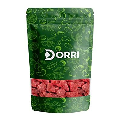 DORRI Dried Strawberry 1kg Premium Quality Berries, Whole Dried Strawberries, Suitable for Baking, Tarts, Breakfast, and Desserts (Available from 150g to 5kg) DORRI Dried Strawberry 1kg Premium Quality Berries, Whole Dried Strawberries, Suitable for Baking, Tarts, Breakfast, and Desserts (Available from 150g to 5kg)