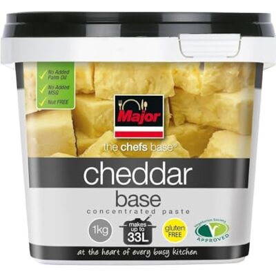 Major International Cheddar Base Paste 1kg (Single) Major International Cheddar Base Paste 1kg (Single)