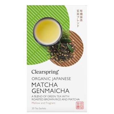 CLEARSPRING - Organic Japanese Matcha Genmaicha - 20 bags - Tea CLEARSPRING - Organic Japanese Matcha Genmaicha - 20 bags - Tea