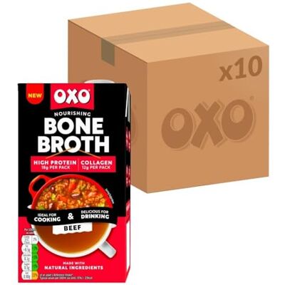 OXO Nourishing Beef Bone Broth, 500 ml (Pack of 10) OXO Nourishing Beef Bone Broth, 500 ml (Pack of 10)