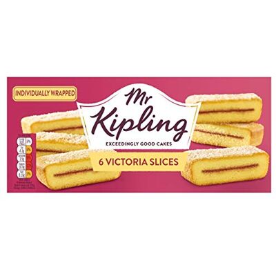 Mr Kipling 6 Victoria Slices Bundle of 3 Full Packs Mr Kipling 6 Victoria Slices Bundle of 3 Full Packs