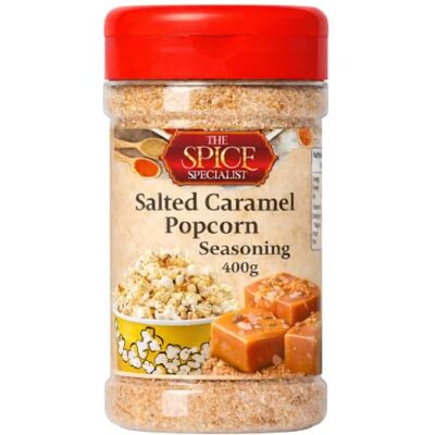 The Spice Specialist Salted Caramel Popcorn Seasoning 400g – Sweet Gourmet Flavouring – Perfect for Popcorn, Coffee, Desserts & Baking – by The Spice Specialist Salted Caramel Popcorn Seasoning 400g – Sweet Gourmet Flavouring – Perfect for Popcorn, Coffee, Desserts & Baking – by