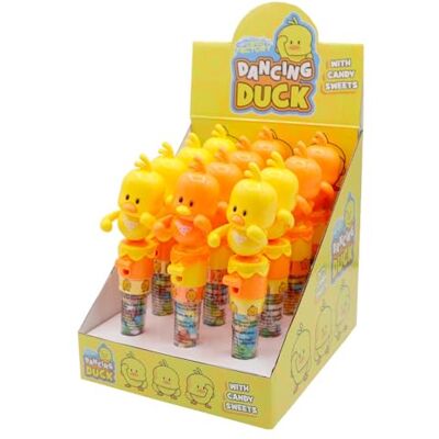 Candy Dancing Duck, Fruit Flavoured Vegetarian Sweets, Perfect for Easter Baskets, Hunts & Gifting, 10 g (Pack of 12) Candy Dancing Duck, Fruit Flavoured Vegetarian Sweets, Perfect for Easter Baskets, Hunts & Gifting, 10 g (Pack of 12)