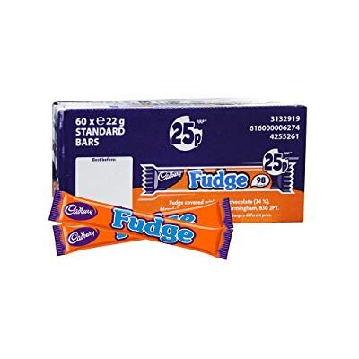 Cadbury FUDGE PM, 60 X 22G Cadbury FUDGE PM, 60 X 22G
