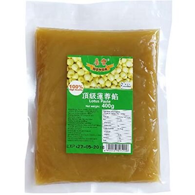 Starry Mart Honor Assorted Paste Authentic Sweet Filling for Mooncakes, Pastries & Desserts 400g-500g (Lotus Paste 400g) Starry Mart Honor Assorted Paste Authentic Sweet Filling for Mooncakes, Pastries & Desserts 400g-500g (Lotus Paste 400g)