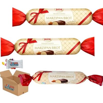 Boxed Treatz Marzipan Bundle Zentis Chocolate Marzipan Bar 100g (3 Pack) – Rich Almond & Chocolate Delight Boxed Treatz Marzipan Bundle Zentis Chocolate Marzipan Bar 100g (3 Pack) – Rich Almond & Chocolate Delight