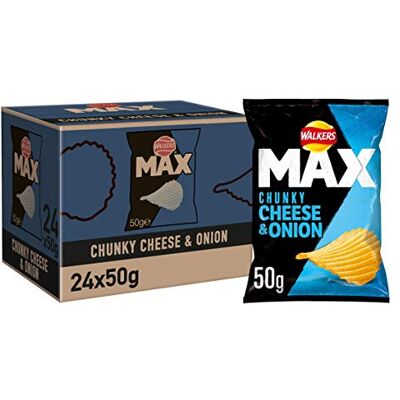Walkers - Max Cheese & Onion Crisps Walkers - Max Cheese & Onion Crisps