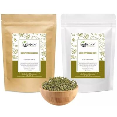 Ash Spice Company Dried Green Peppercorns Whole Grade A Premium Quality (50g) Ash Spice Company Dried Green Peppercorns Whole Grade A Premium Quality (50g)