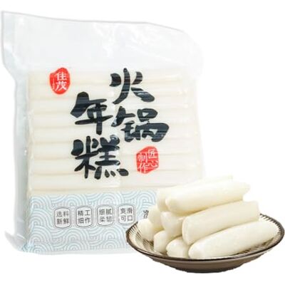 BaiLiSnacky Chinese Sticky Rice Cake Rice Cake Stick 400g Natural Asian Topokki Tteokbokki Snack Ideal for Hot Pot Stir Fry Chewy, Sweet Delight (Rice Cake Sticks) BaiLiSnacky Chinese Sticky Rice Cake Rice Cake Stick 400g Natural Asian Topokki Tteokbokki Snack Ideal for Hot Pot Stir Fry Chewy, Sweet Delight (Rice Cake Sticks)