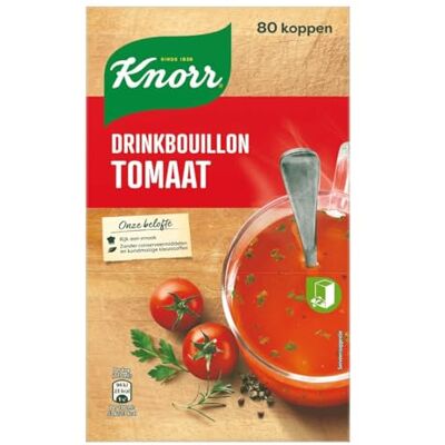 Knorr Drinking broth tomato Box 80 pieces Knorr Drinking broth tomato Box 80 pieces