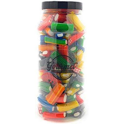 The Gourmet Sweet Company Liquorice 'Colourful' Mix Retro Sweet Shop Jar By The Gourmet Sweet Company Liquorice 'Colourful' Mix Retro Sweet Shop Jar By
