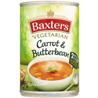 Baxters Vegetarian Carrot Soup & Butterbean 4 x 400 g Baxters Vegetarian Carrot Soup & Butterbean 4 x 400 g