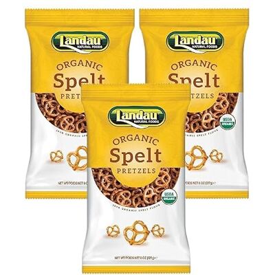 Bakol Kosher Spelt Pretzels Salted 3 x 227g Bakol Kosher Spelt Pretzels Salted 3 x 227g
