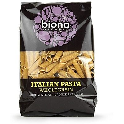 Biona Organic Italian Pasta Wholegrain Penne 500g (Case of 12) Biona Organic Italian Pasta Wholegrain Penne 500g (Case of 12)