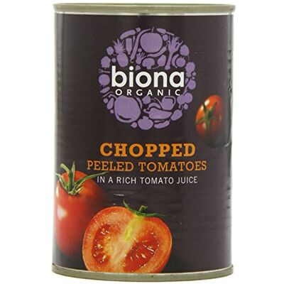 Biona (3 PACK) Organic Chopped Tomatoes 400g 3 PACK BUNDLE Biona (3 PACK) Organic Chopped Tomatoes 400g 3 PACK BUNDLE