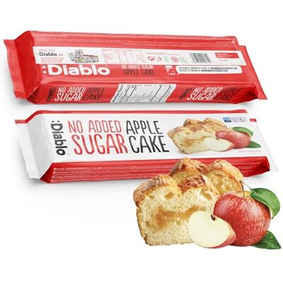 :Diablo Diablo No Added Sugar Apple Cake – Dessert Sweetened with Maltitol, Low Sugar Snack for All, Individually Wrapped Cake Treats Ideal as Lunch Box Snacks and Gifting Occasions – 450g Pack of 1 :Diablo Diablo No Added Sugar Apple Cake – Dessert Sweetened with Maltitol, Low Sugar Snack for All, Individually Wrapped Cake Treats Ideal as Lunch Box Snacks and Gifting Occasions – 450g Pack of 1