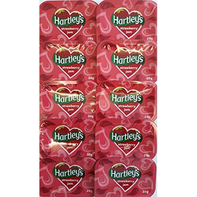 Hartleys 20 x 20g Hartley's Strawberry Jam Portions Hartleys 20 x 20g Hartley's Strawberry Jam Portions