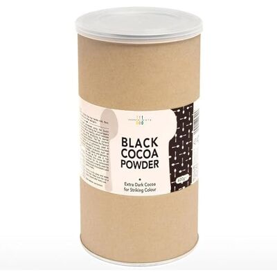 Ingredients Bar IB Black Cocoa Powder 600g Intense Deep Colour Unsweetened, Multipurpose for Baking, Desserts, Beverages 100% Pure Ingredients Bar IB Black Cocoa Powder 600g Intense Deep Colour Unsweetened, Multipurpose for Baking, Desserts, Beverages 100% Pure