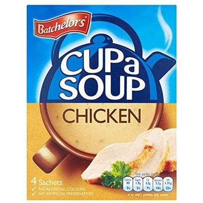 Batchelors Cup a Soup Chicken 4 Sachets 9 x 81g Batchelors Cup a Soup Chicken 4 Sachets 9 x 81g
