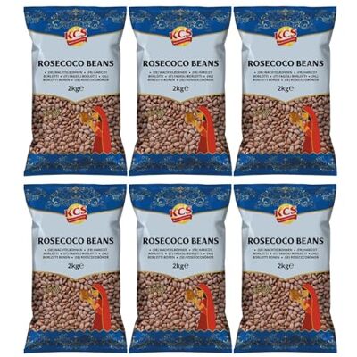 Gharana Swaad Ka Khazaana KCS Rosecoco Beans 2kg (Pack of 6) – Premium Quality Dried Borlotti Beans High in Protein & Fibre Ideal for Curries, Stews, Soups & Salads Gharana Swaad Ka Khazaana KCS Rosecoco Beans 2kg (Pack of 6) – Premium Quality Dried Borlotti Beans High in Protein & Fibre Ideal for Curries, Stews, Soups & Salads