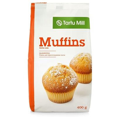 Tartu Mill Muffin Batter Instant Mix Just add Water and Oil Muffins (20x Muffin Mix 400g) Tartu Mill Muffin Batter Instant Mix Just add Water and Oil Muffins (20x Muffin Mix 400g)