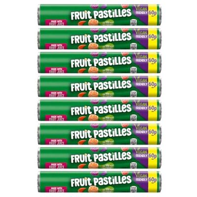 Aplins Fruit Pastilles Sweets Roll Pack of 8 x 48g Multipack Tubes Rolls Sugar Coated Assorted Fruit Flavour Chewy Candy – Vegan Friendly Pocket Travel Snacks Aplins Fruit Pastilles Sweets Roll Pack of 8 x 48g Multipack Tubes Rolls Sugar Coated Assorted Fruit Flavour Chewy Candy – Vegan Friendly Pocket Travel Snacks