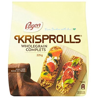 Pagen Cracker Wheat Krisprolls 225g x 5 Pagen Cracker Wheat Krisprolls 225g x 5