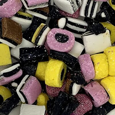 The Gourmet Sweet Company Liquorice Allsorts LARGE RETAIL Sweet Shop Jar by The Gourmet Sweet Company Liquorice Allsorts LARGE RETAIL Sweet Shop Jar by