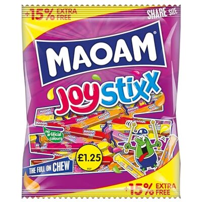 HARIBO Maoam Joystixx Case of 14 x 140g PMP Bags Assorted Fruity Chewy Sweets HARIBO Maoam Joystixx Case of 14 x 140g PMP Bags Assorted Fruity Chewy Sweets
