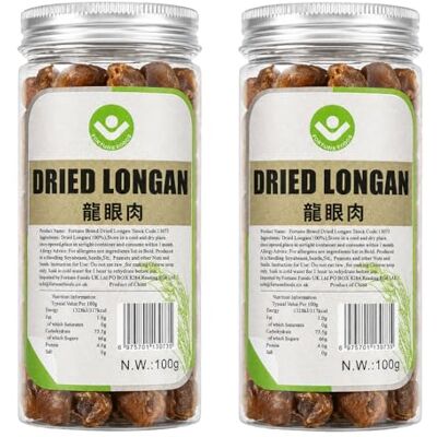 Starry Mart Fortune Foods Dried Longan 100g (2 Packs) – Sweet Dried Longan Fruit Snack for Tea Desserts & Cooking Starry Mart Fortune Foods Dried Longan 100g (2 Packs) – Sweet Dried Longan Fruit Snack for Tea Desserts & Cooking