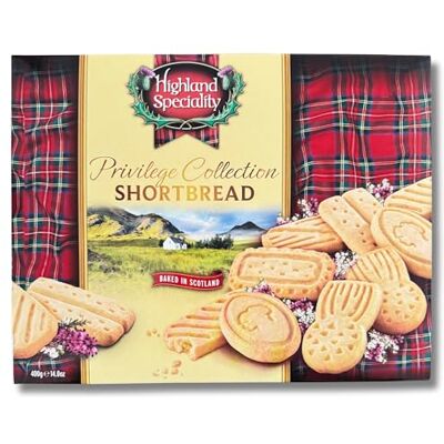 Funtasy Gifts Highland Speciality Privilege Shortbread Selection 400g Luxury Scottish Shortbread Traditional Christmas Biscuit Gift Product of Scotland Funtasy Gifts Highland Speciality Privilege Shortbread Selection 400g Luxury Scottish Shortbread Traditional Christmas Biscuit Gift Product of Scotland
