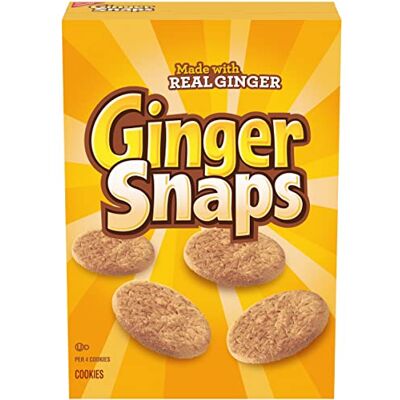 NABISCO Ginger Snaps Cookies, 16 Oz. NABISCO Ginger Snaps Cookies, 16 Oz.