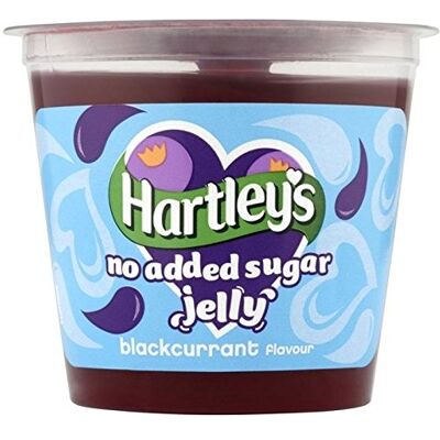 Hartleys Hartley's No Added Sugar Blackcurrant Jelly Pot 115g Pack of 6 Hartleys Hartley's No Added Sugar Blackcurrant Jelly Pot 115g Pack of 6