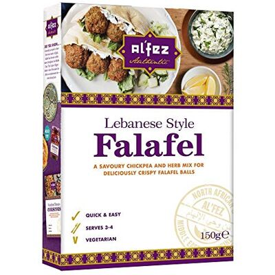 Al'Fez Lebanese Style Falafel Mix (150g) Pack of 6 Al'Fez Lebanese Style Falafel Mix (150g) Pack of 6