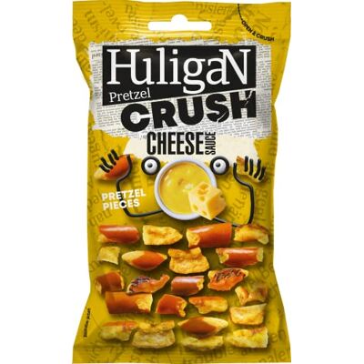 Huligan Pretzel Pieces Cheese 65g Pack of 6 Huligan Pretzel Pieces Cheese 65g Pack of 6